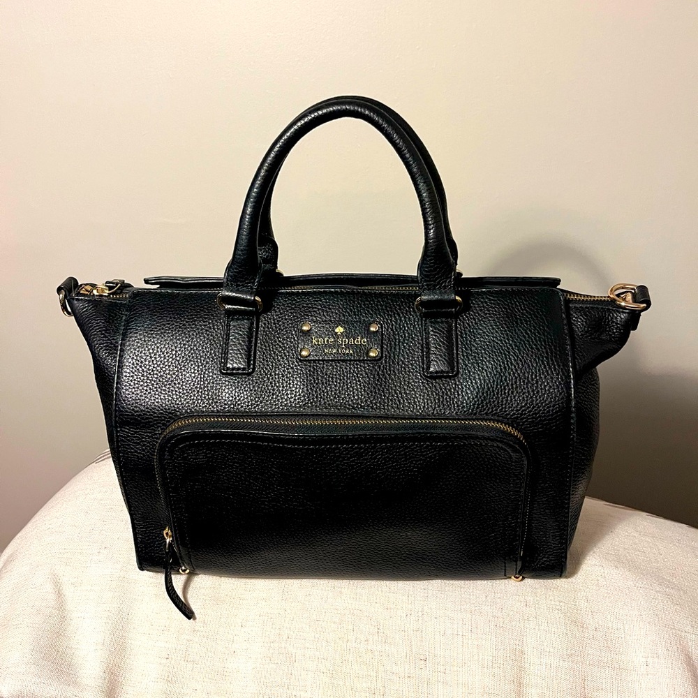 Kate Spade Black Leather Purse